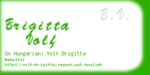 brigitta volf business card